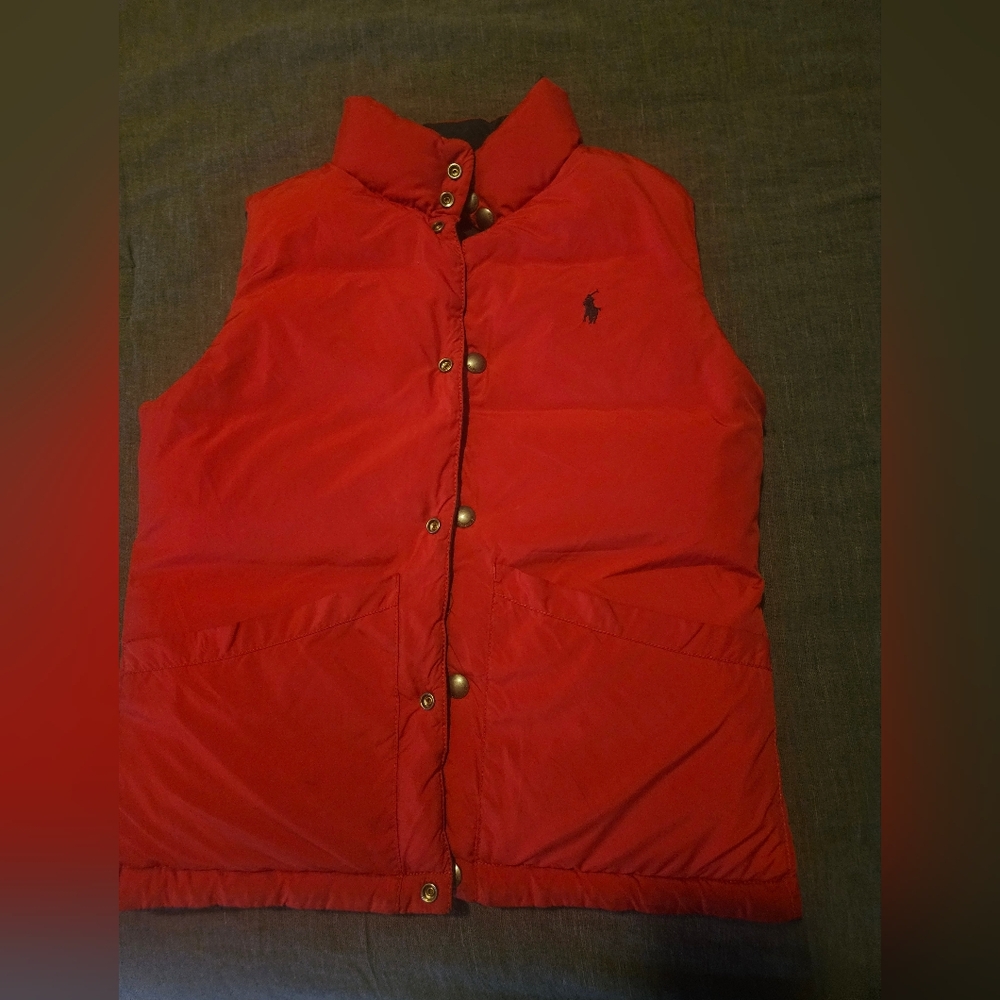 Polo by Ralph Lauren Kids Navy and Red Vest - Picture 2 of 8
